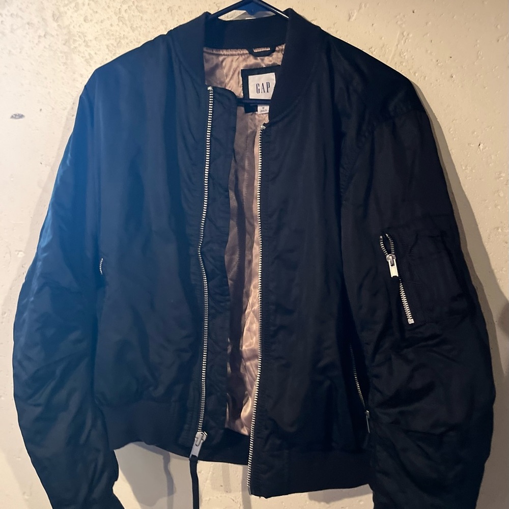 Satin bomber-jacket